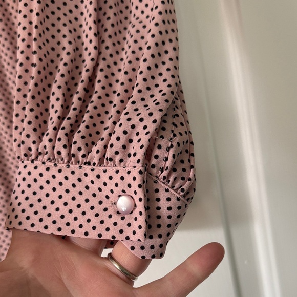 Adrianna Papell Mauve Textured Blouse - Picture 7 of 9